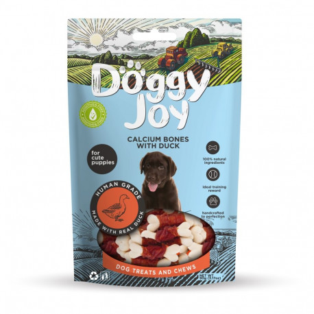 Doggy Joy calcium bones with duck for puppies 90g