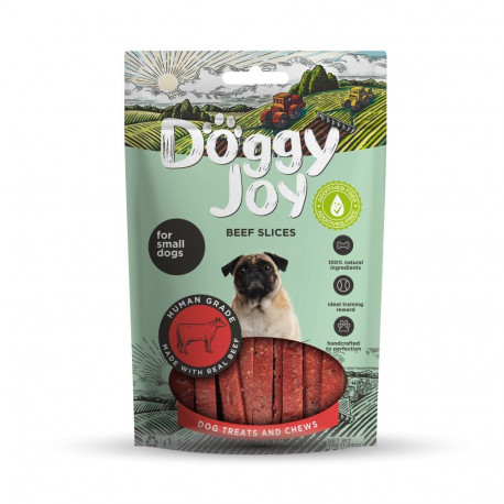 Doggy Joy beef slices for small breed dogs 55g