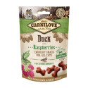 Carnilove Cat Snack Duck with Raspberries närimismaiused kassile 50g