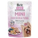 Brit Care Mini Chicken & Tuna fillets in gravy pouch for dogs 85g