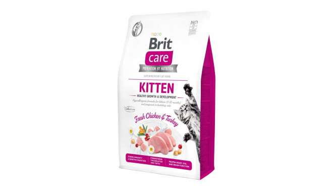 Brit Care Cat Grain-Free Kitten Healthy Growth complete food for kittens 2kg