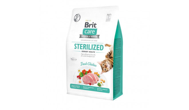 Brit Care Cat Grain-Free Sterilized Urinary Health полноценный корм для кошек 0,4кг