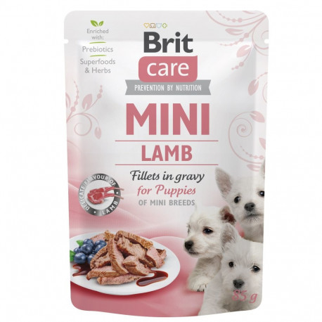 Brit Care Mini Lamb fillets in gravy einekotike kutsikatele 85g