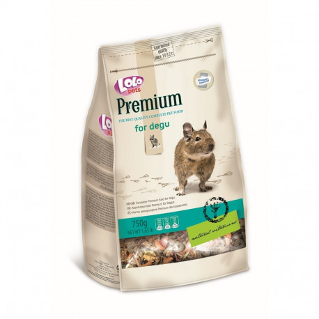 LoLo Pets Premium täissööt deegudele 750g