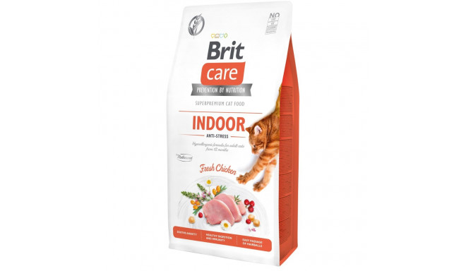 Brit Care Cat Grain-Free Indoor Anti-Stress kassitoit 7 kg