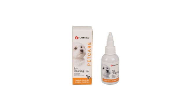 Flamingo kõrvapuhastusvahend kassile ja koerale 50ml