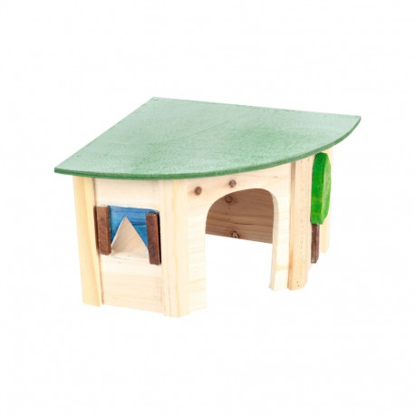 Flamingo wooden rodent house 26x19x12.5