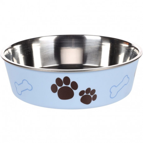 Flamingo libisemisvastase põhjaga helesinine kauss koerale ø 17cm - 800ml