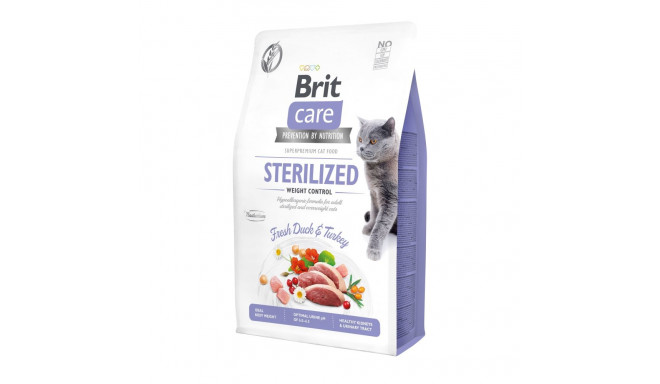 Brit Care Cat Grain-Free Sterilized Weight Control cat food 2kg