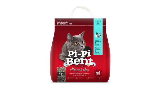 Pi-Pi Bent Sea Breeze bentonite cat litter 12L