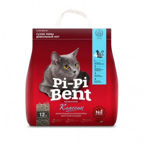 Pi-Pi Bent Classic bentonite cat litter 5kg