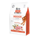 Brit Care Cat Grain-Free Indoor Anti-Stress полноценный корм для кошек 0,4кг