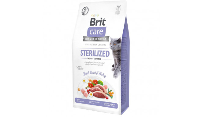 Brit Care Cat Grain-Free Sterilized Weight Control cat food 7kg