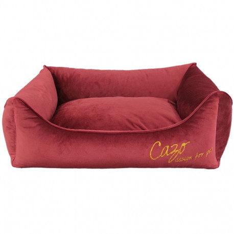Cazo Soft Bed Milan punane pesa koertele 63x48 cm