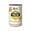 Brit Fresh Chicken with Sweet Potato can for dogs 400g