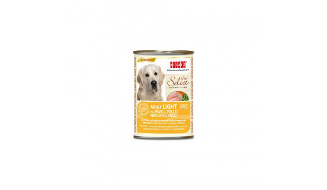 Select Adult Light Turkey & Chicken can for dogs 400g