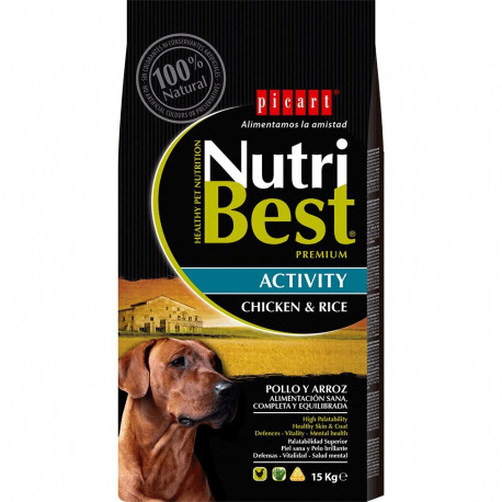 Nutribest Activity Chicken & Rice koeratoit 15kg
