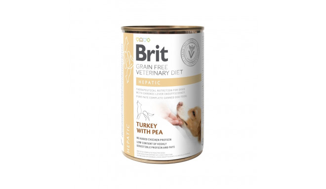 Brit Veterinary Diet Hepatic konserv koertele 400g