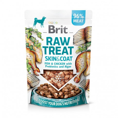 Brit Raw külmkuivatatud maius Skin & Coat koertele 40g
