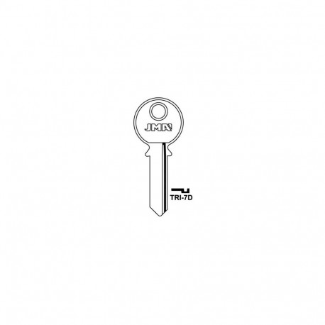 BLANK KEY TRC40(TRI-7D)TRI CIRCL