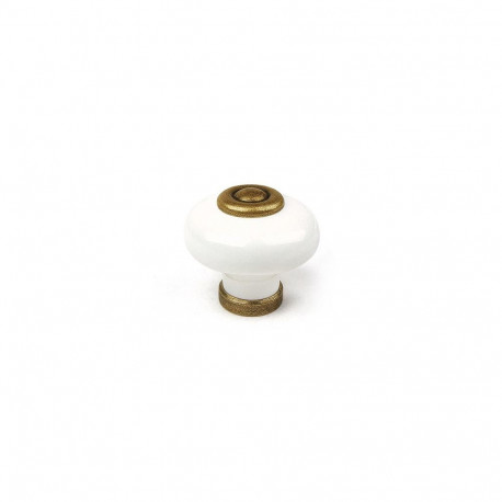 FURNITURE KNOB D31 7-824.31.32 WHITE AB