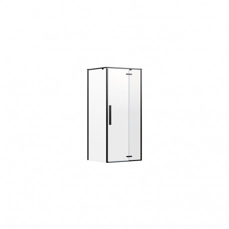CABIN SHOWER SQUARE BLACK MAT 90x90x195