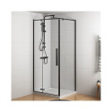 CABIN SHOWER SQUARE BLACK MAT 90x90x195