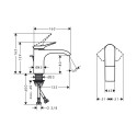 HG VIVENIS BASIN M.80 POP UP WASTE CHR