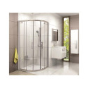 SHOWER XP2CP4-90 R500 BRIGHT ALU+TRANSPA