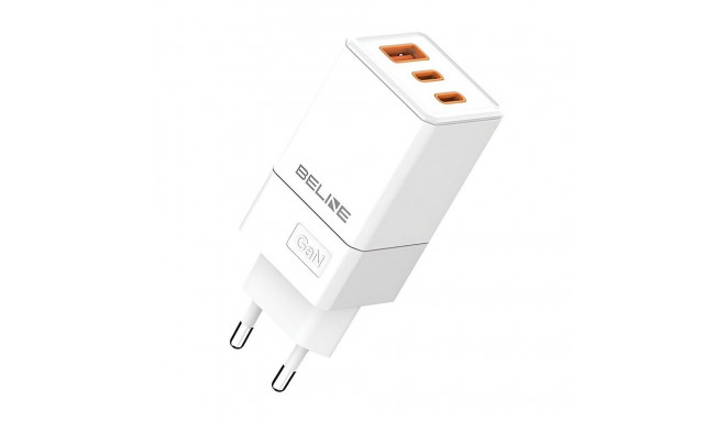 Cherger 65W GaN 2xUSB-C +USB-A only head