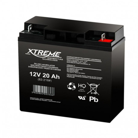 XTREME gel battery 12V 20Ah