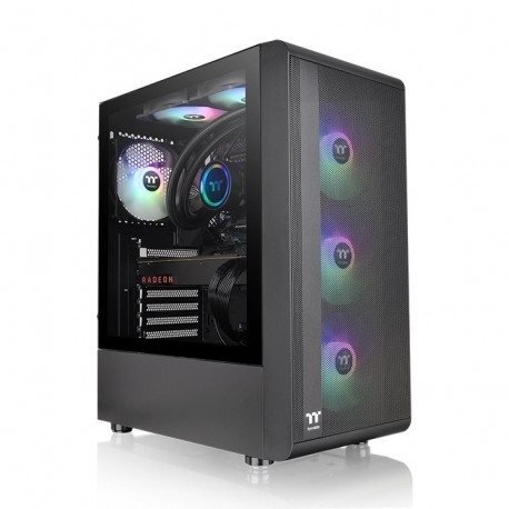 S200 Tempered Glass ARGB Black ARGBx3