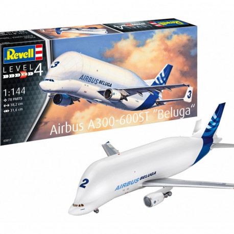 Plastikmudel Airbus A300-600ST Beluga 1/144