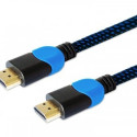 Cable HDMI GCL-02 1.8m, v2.0, braid blue