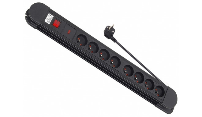 Power strip 8 sockets 1,5m MCE11 wall mount