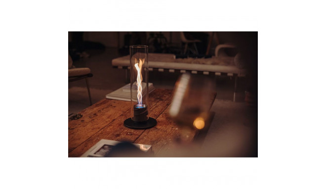 HOFATS SPIN 1200 tabletop fireplace with bio-burner, black