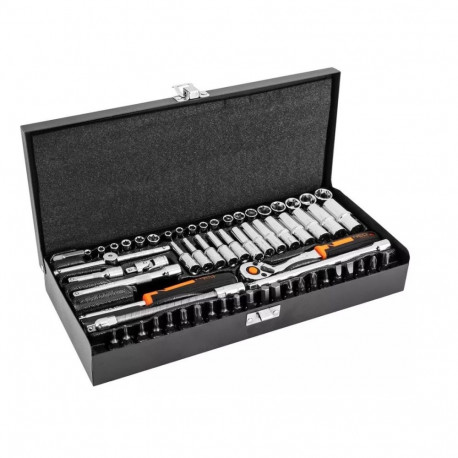 Neo Tools 1/4" socket wrenches set of 63 pieces