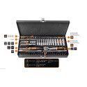 Neo Tools 1/4" socket wrenches set of 63 pieces