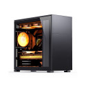 Jonsbo D41 ATX Case, Tempered Glass - black