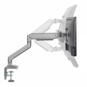 Ergo Office Aluminium Monitor Mount with Gas Spring, Double Arm, VESA 75x75/100x100, 17"-32" 10 kg S