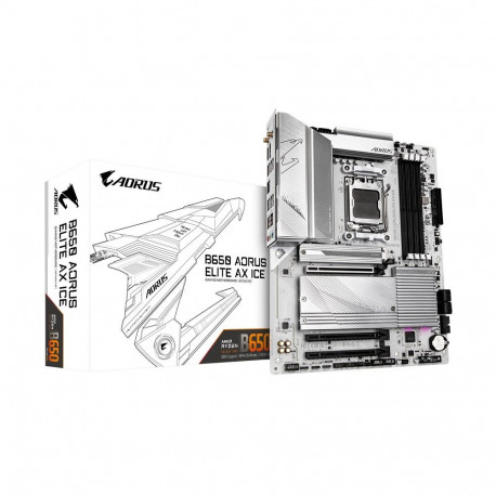 GIGABYTE emaplaat B650 AORUS ELITE AX ICE AMD Ryzen 9000 toega 12+2+2 faasiga digitaalne VRM kuni 80
