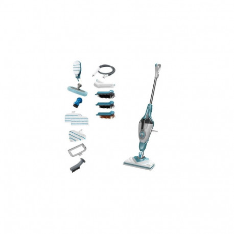 Black & Decker BHSM1610DSM kaasaskantav aurupuhasti 0,5 l 1600 W akvavärvi, valge