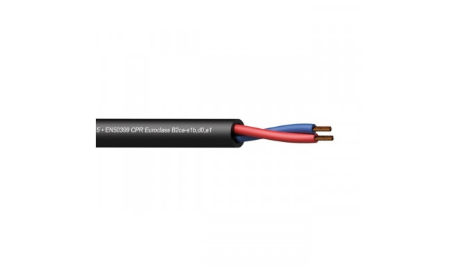 PROCAB CLS215-B2CA/3 – Kõlarikaabel - 2 x 1.5 mm2 - 16 AWG - EN50399 CPR Euroklass B2ca-s1b,d0,a1 10