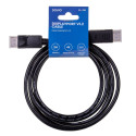 Savio kaabel DisplayPort - DisplayPort 2m, must (CL-136)