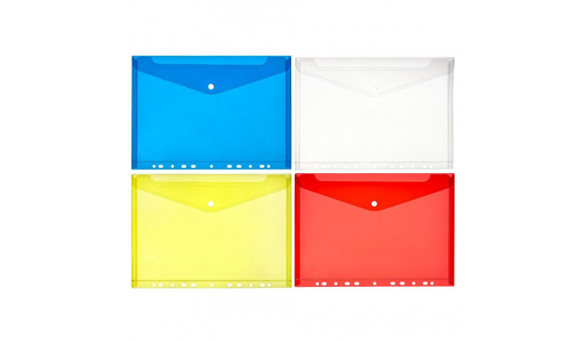 Plastic envelope with stapler A4 CENTRUM color selection