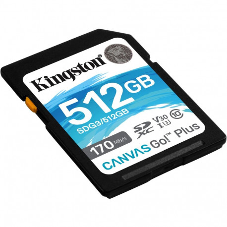 "CARD 512GB Kingston Canvas Go! Plus XC 170MB/s"