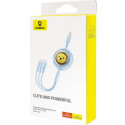 BASEUS retractable cable USB to Micro/Lightning/Type C 3w1 Leo 1.1m blue CB000063