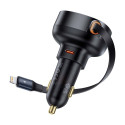 BASEUS car charger Enjoyment Pro 55W Type-C + Retractable cable Lightning 8-pin CCTXP-CC / C00057803