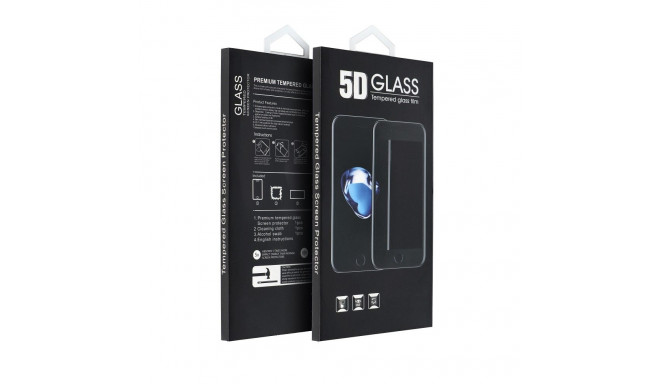 5D Full Glue Tempered Glass - for iPhone 15 / 16 (Privacy) black