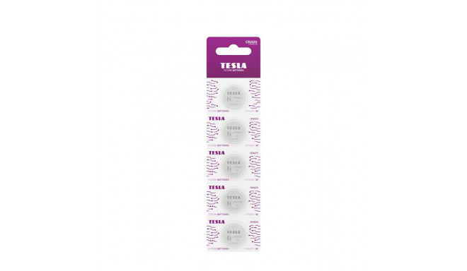 TESLA lithium battery CR2025 [5x120] 3V 5 pcs